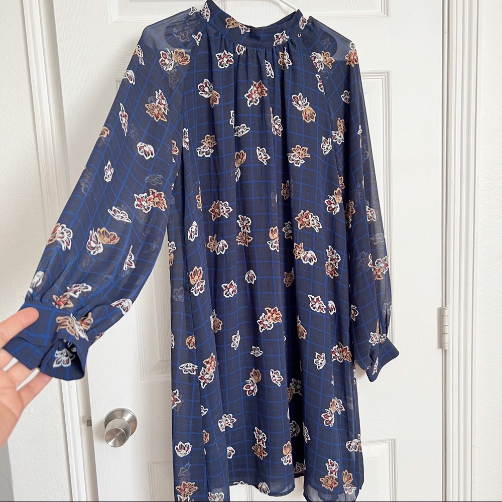 Holly & Whyte By Lindex | Sheer Puff Sleeve Gorgeous Printed Babydoll Dress